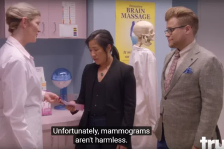 Video screen capture of a truTV episode featuring Dr. Joann G. Elmore.